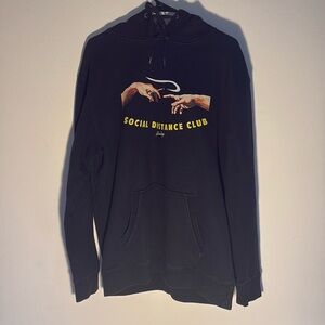 “Social Distance Club” Hoodie by StonerDays size L